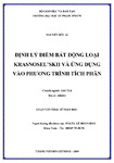 Định lý điểm bất động loại KRASNOSEL’SKII và ứng dụng vào phương trình tích phân.pdf.jpg