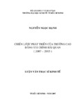 Chiến lược phát triển của Trường Cao đẳng Tài chính Hải quan (2007 - 2015).pdf.jpg