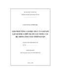 Giải pháp nâng cao hiệu quả của giản đồ lập lịch dựa trên độ tin cậy trong các hệ thống tính toán tình nguyện.pdf.jpg