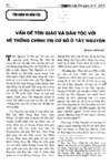 vấn đề tôn giáo và dân tộc với hệ thống chính trị cơ sở ở Tây Nguyên.pdf.jpg