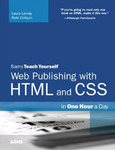 Sams teach yourself web publishing with HTML and CSS in one hour a day.4592.pdf.jpg